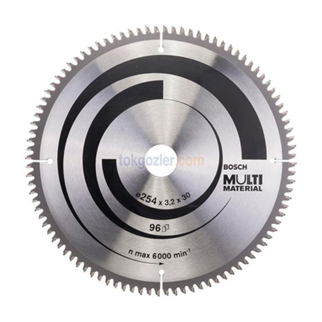 Bosch MultiMaterial 254x30 mm 96 Diş Daire Testere Bıçağı