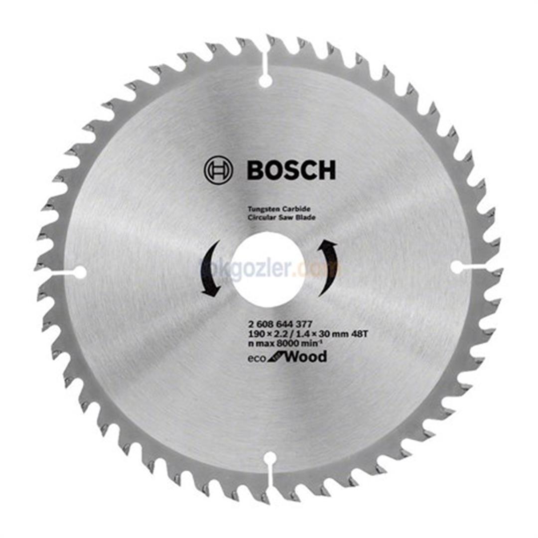 Bosch Optiline Eco for Wood 190x30 mm 48 Diş Daire Testere Bıçağı