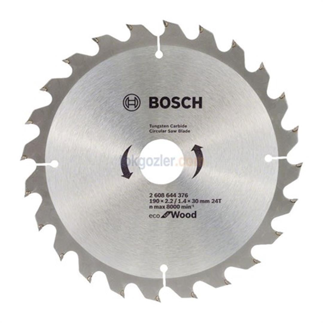 Bosch Optiline Eco for Wood 190x30 mm 24 Diş Daire Testere Bıçağı