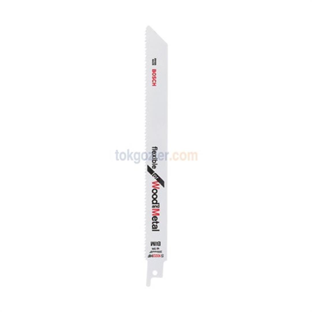 Bosch S 1022 HF Flexible Wood and Metal 100lü Ahşap ve Metal Tilki Kuyruğu Testere Bıçağı