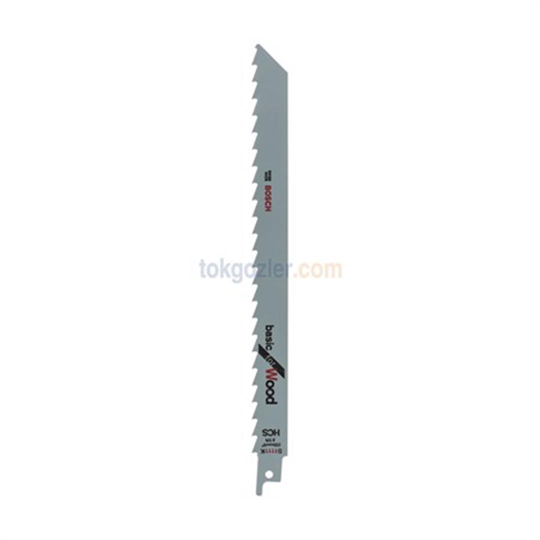 Bosch S 1111 K Basic for Wood 2'li Ahşap Tilki Kuyruğu Bıçağı