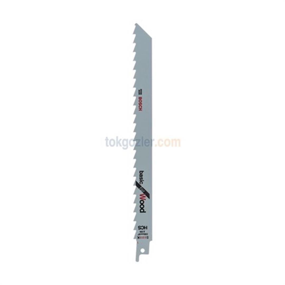 Bosch S 1111 K Basic for Wood 5'li Ahşap Tilki Kuyruğu Bıçağı