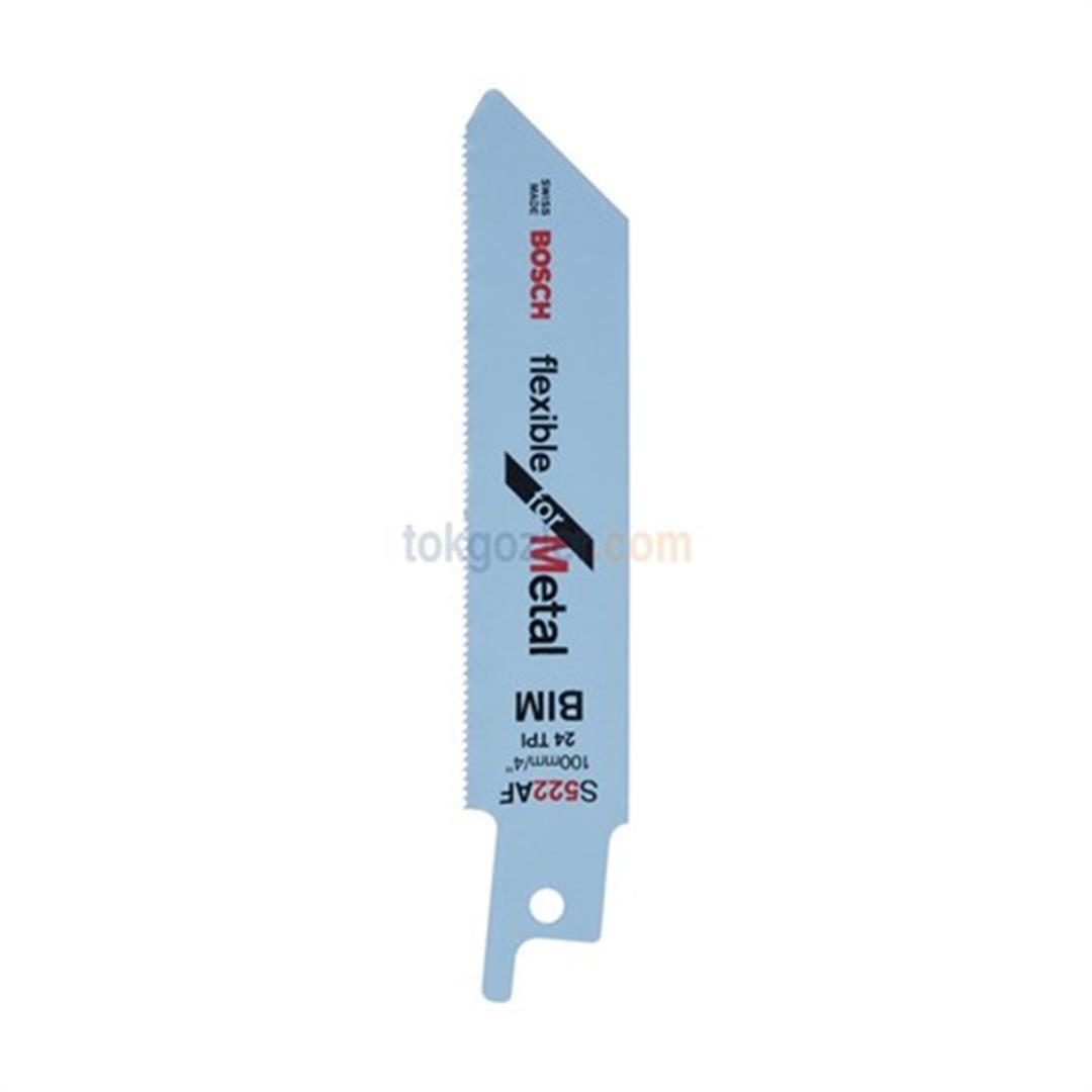 Bosch S 522 AF Flexible for Metal 5'li Metal Tilki Kuyruğu Testere Bıçağı