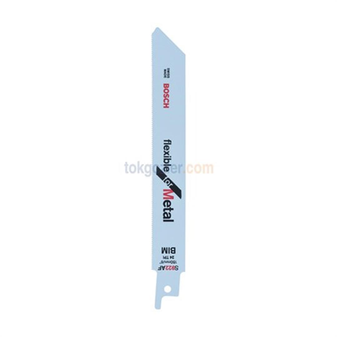 Bosch S 922 AF Flexible for Metal 5'li Metal Tilki Kuyruğu Testere Bıçağı
