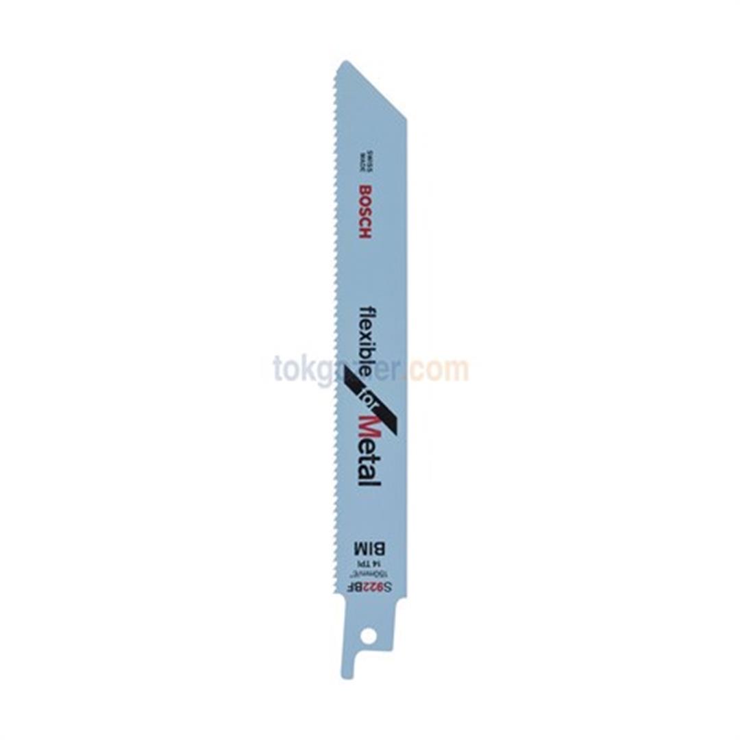 Bosch S 922 BF Flexible for Metal 5'li Metal Tilki Kuyruğu Testere Bıçağı