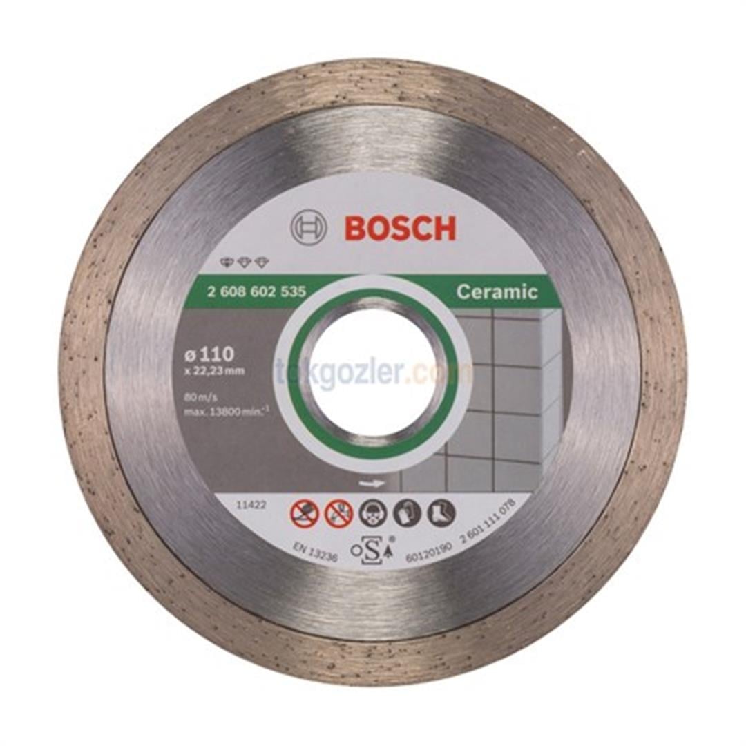 Bosch Standard for Ceramic - Seramik ve Fayans İçin Elmas Kesme Diski 110 mm