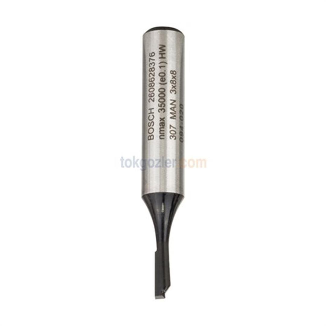 Bosch Standard Wood Ahşap Düz Freze Ucu 8x3x51 mm