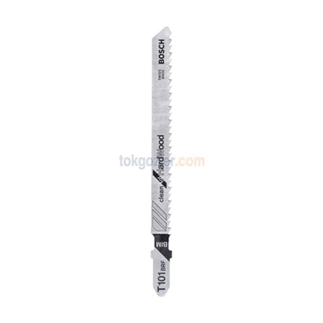 Bosch T 101 BRF Clean for Hard Wood 5'li Ahşap İçin Dekupaj Testeresi Bıçağı