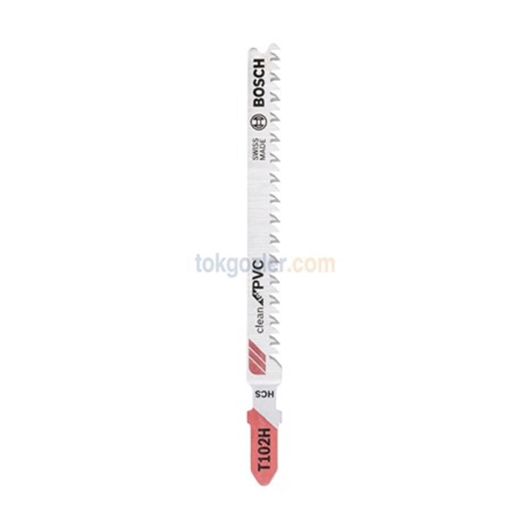 Bosch T 102 H Clean for PVC 5'li Dekupaj Testeresi Bıçağı