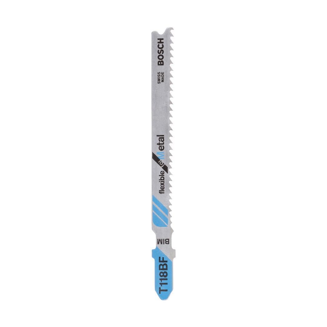 Bosch T 118 BF Flexible for Metal 5'li Metal İçin Dekupaj Testeresi Bıçağı