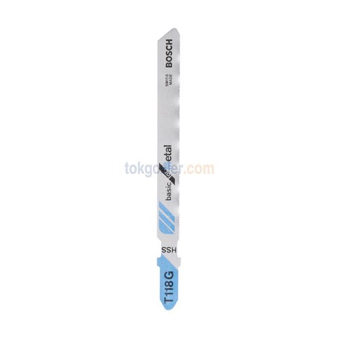 Bosch T 118 G Basic for Metal 5'li Metal İçin Dekupaj Testeresi Bıçağı
