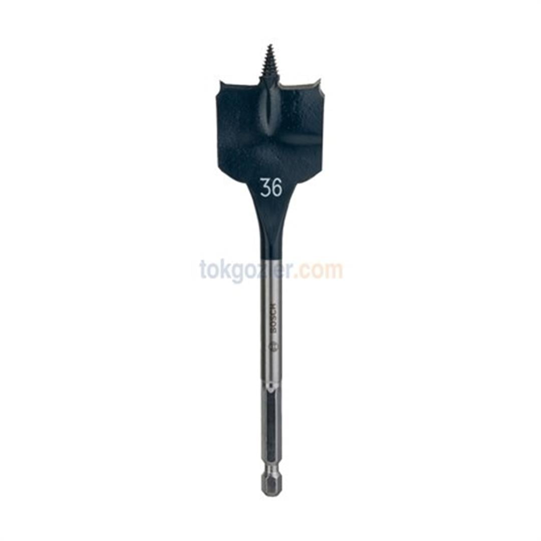 Bosch Yassı Freze Matkap Ucu Self Cut Speed Altıgen 36x152 mm