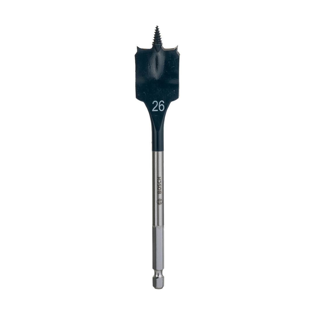 Bosch Yassı Freze Matkap Ucu Self Cut Speed Altıgen 26x152 mm