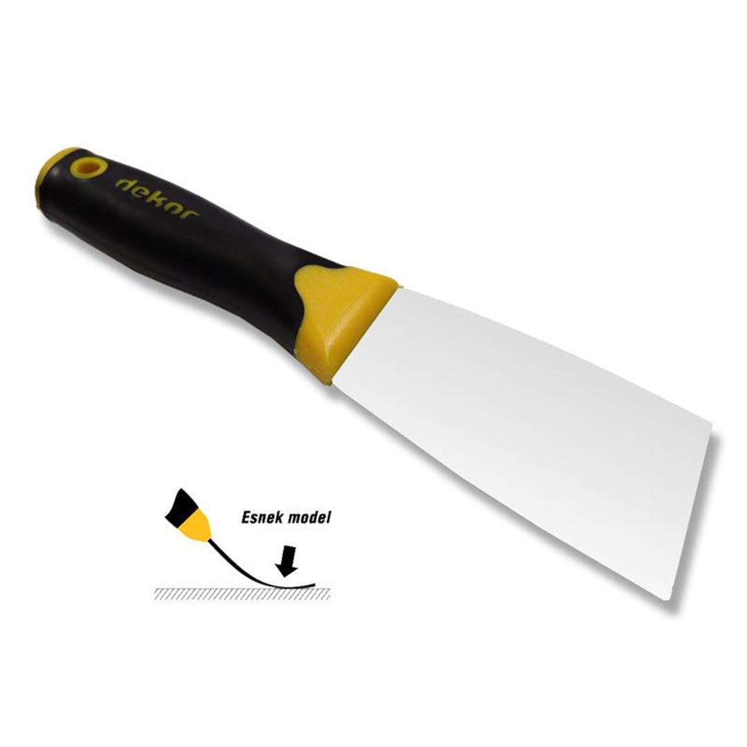Dekor 6 cm Macun Ispatulası (022) Plastik Saplı