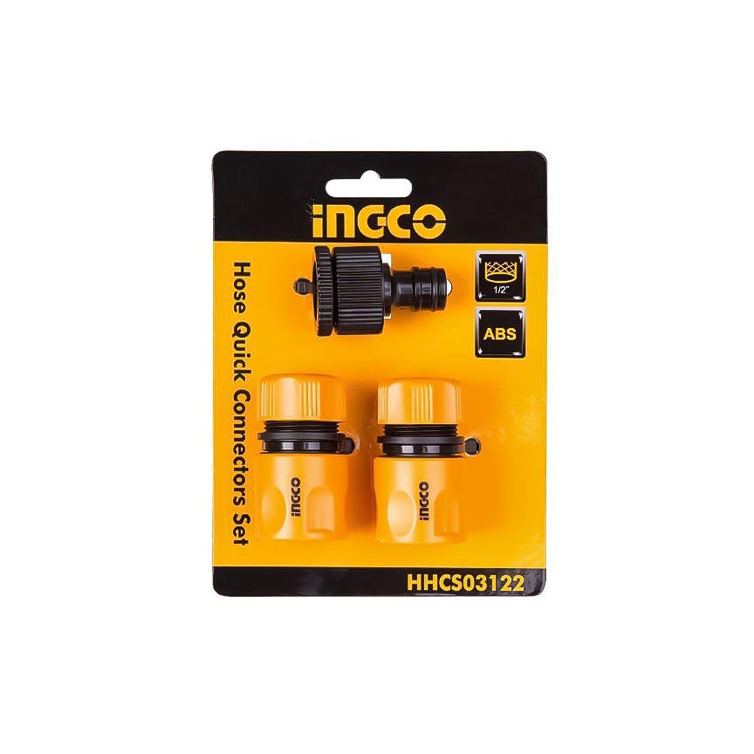 İngco HHCS03122 3'lü 1/2'' Hortum Konnektör Seti