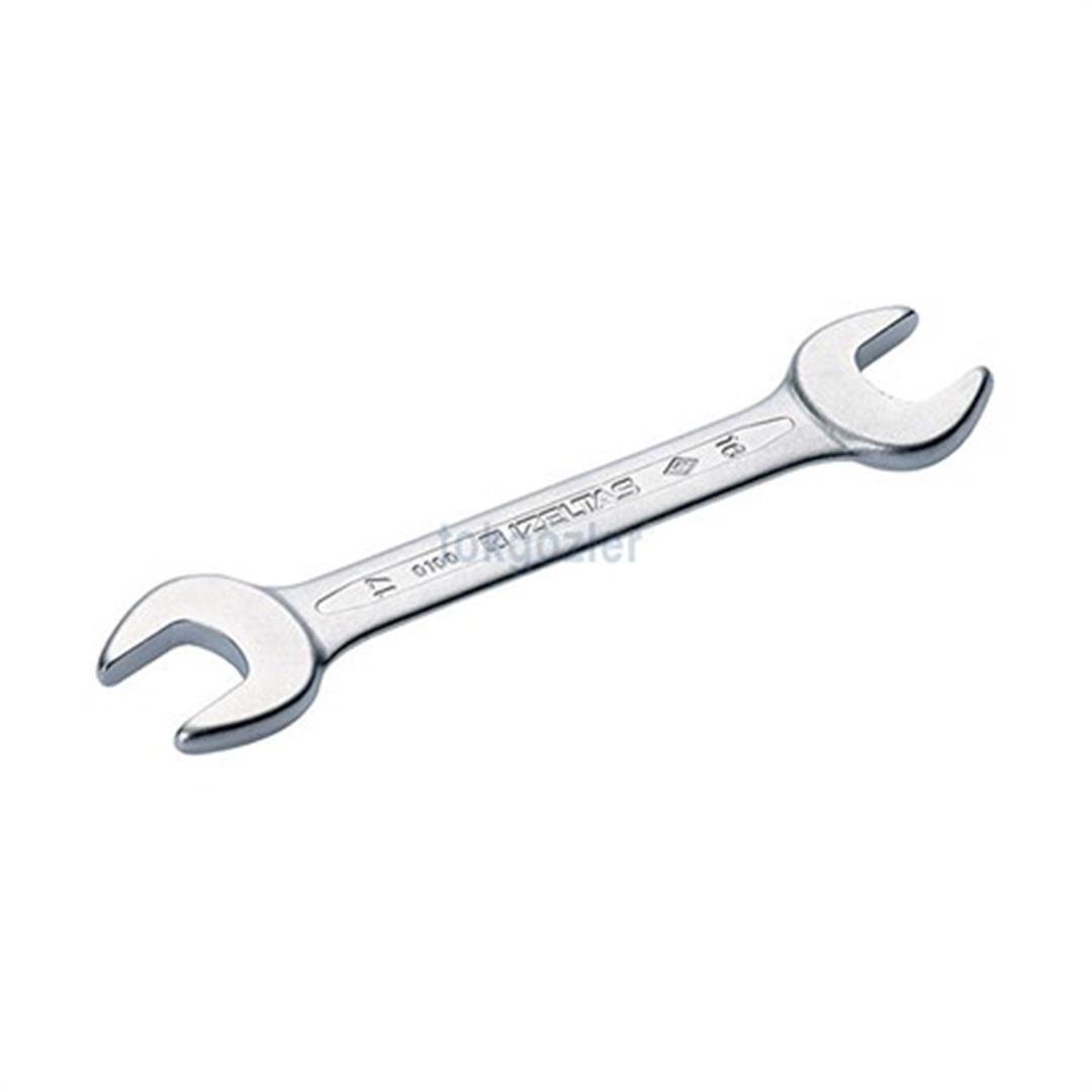 İzeltaş 0100 Çatal İki Ağız Anahtar Kısa Boy 18x19 mm