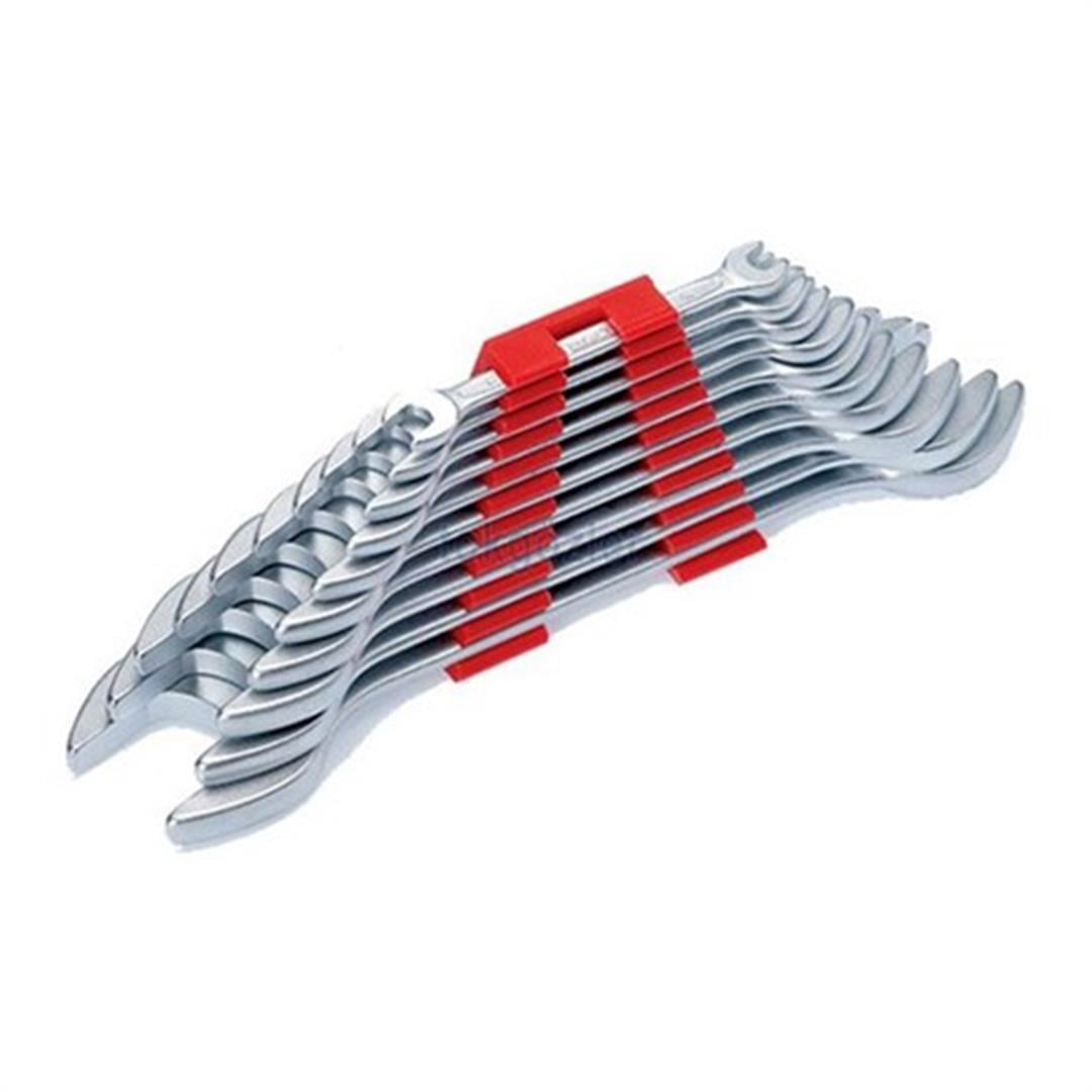 İzeltaş 0100 Çatal İki Ağız Anahtar Takımı Kısa Boy - 8'Li Set