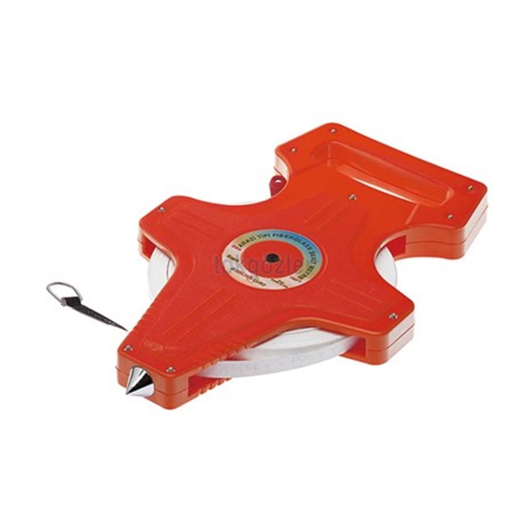 İzeltaş 05886 Arazi Tipi Fiberglas Şerit Metre (Saplı) 20 mt.