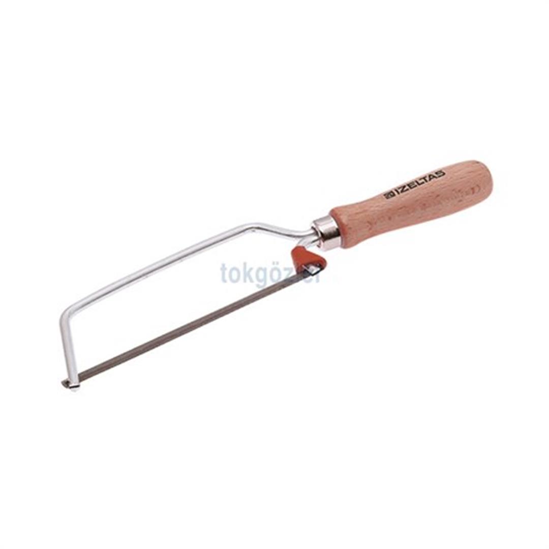 İzeltaş 05890 Kıl Testere Kolu (Ağaç Saplı) 150 mm