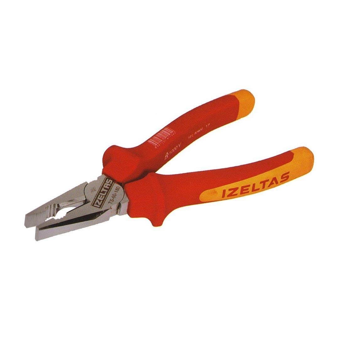 İzeltaş 1000V İzoleli Elektrikçi Kombine Pense 200 mm VDE