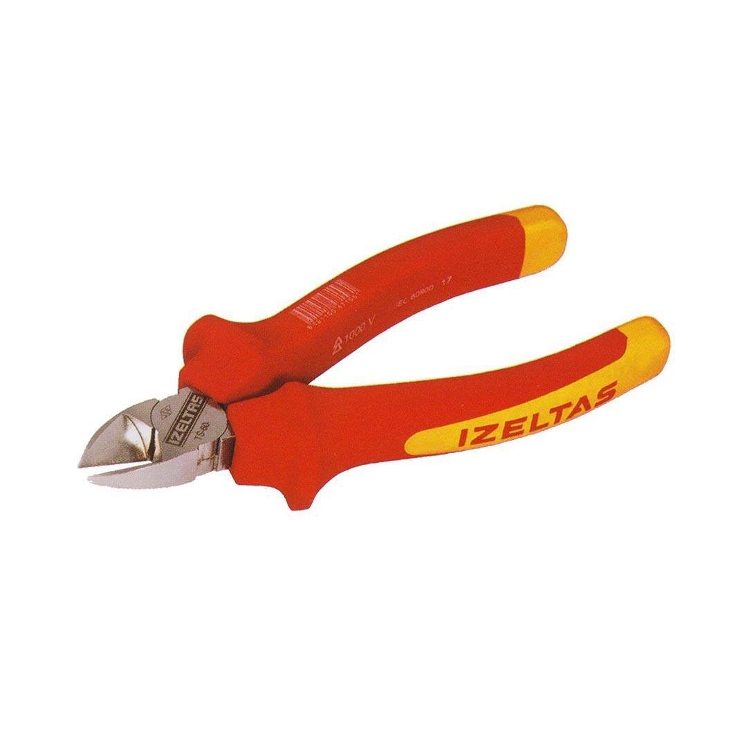 İzeltaş 1000V İzoleli Elektrikçi Yan Keski 180 mm VDE