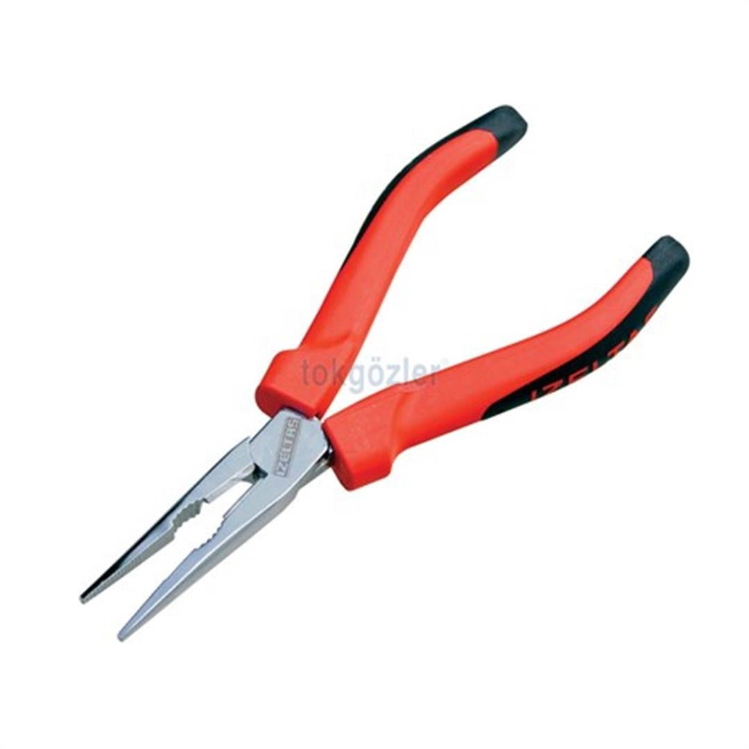 İzeltaş 3220 Uzun Kargaburun Düz Uçlu Ergonomik Serisi 180 mm