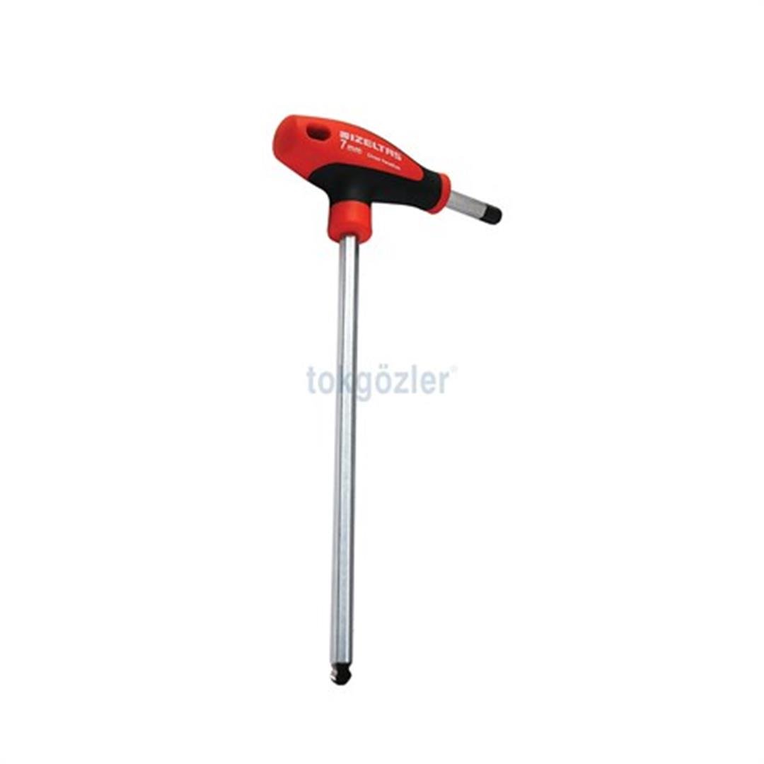 İzeltaş 4921 Yuvarlak Başlı T Tipi Allen Anahtar 5 mm