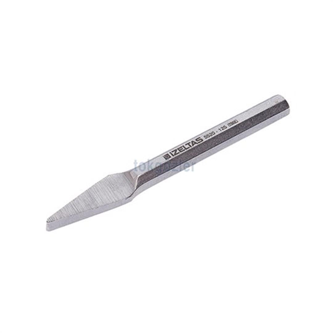 İzeltaş 5520 Tırnak Keski Krom Kaplı 125 mm