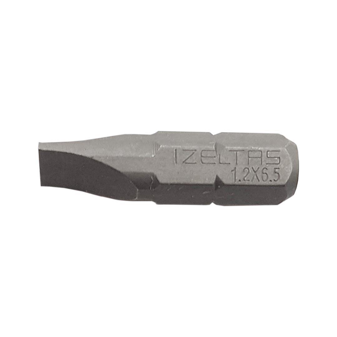 İzeltaş Düz Bits Uç 1.2x6.5 (25MM)