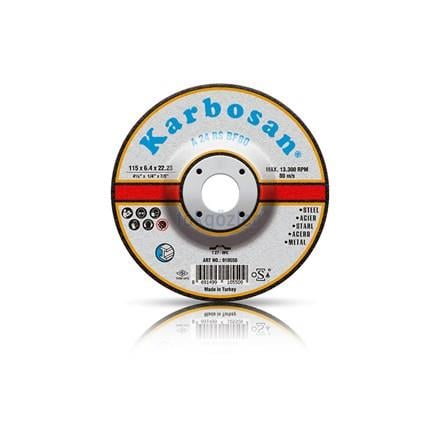 Karbosan 125x6.4x22.23 NK Metal Taşlama Diski 910560 (A 24 RS BF80)
