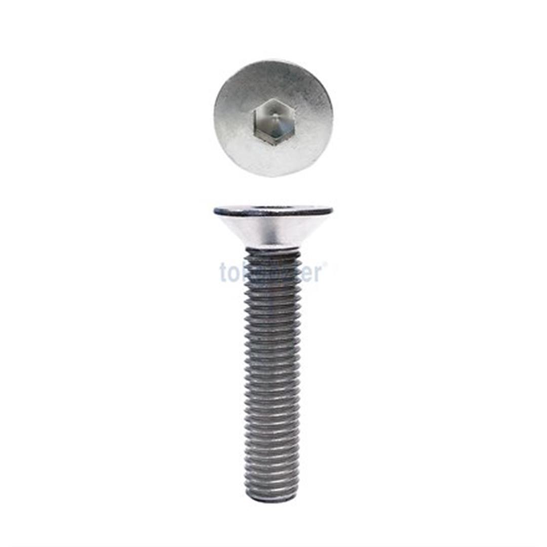 M8x20 DIN 7991 A2 Havşa Başlı Paslanmaz Inox İmbus 10.9 Kalite Çelik Cıvata