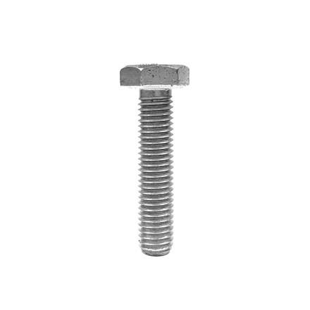 M8x45 DIN 933 8.8 Kalite AKB (Altı Köşe Başlı) Çelik Cıvata Beyaz 50 Adet