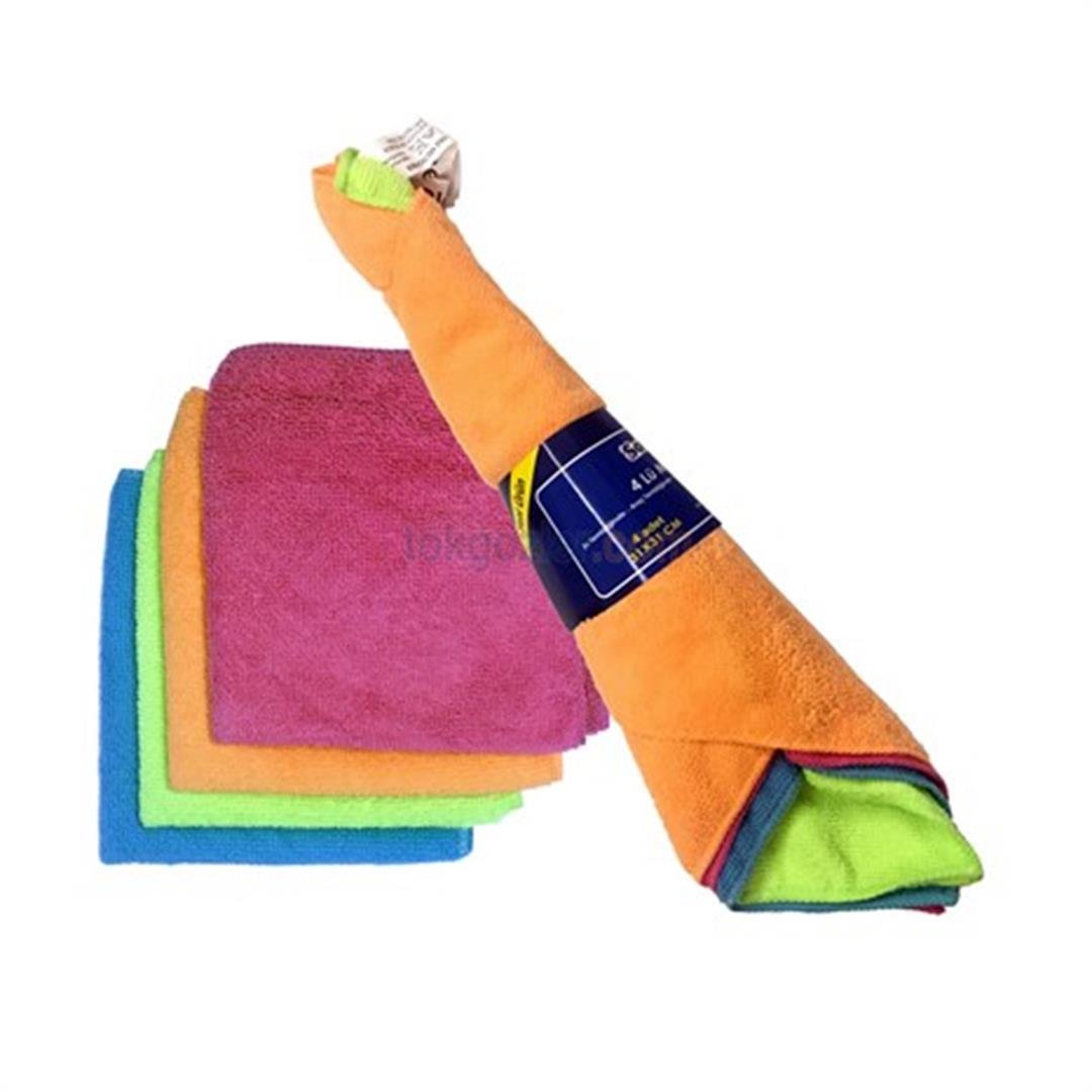 Mikrofiber Temizlik Bezi 4'lü Paket