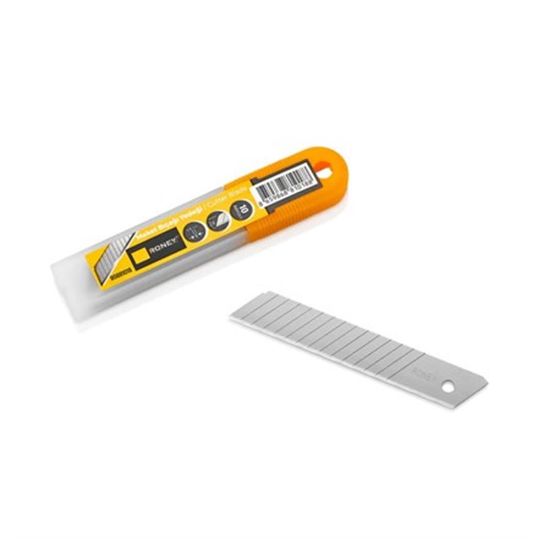 Roney RO881018 Maket Bıçağı Yedeği Geniş 18 mm - 10'lu Paket