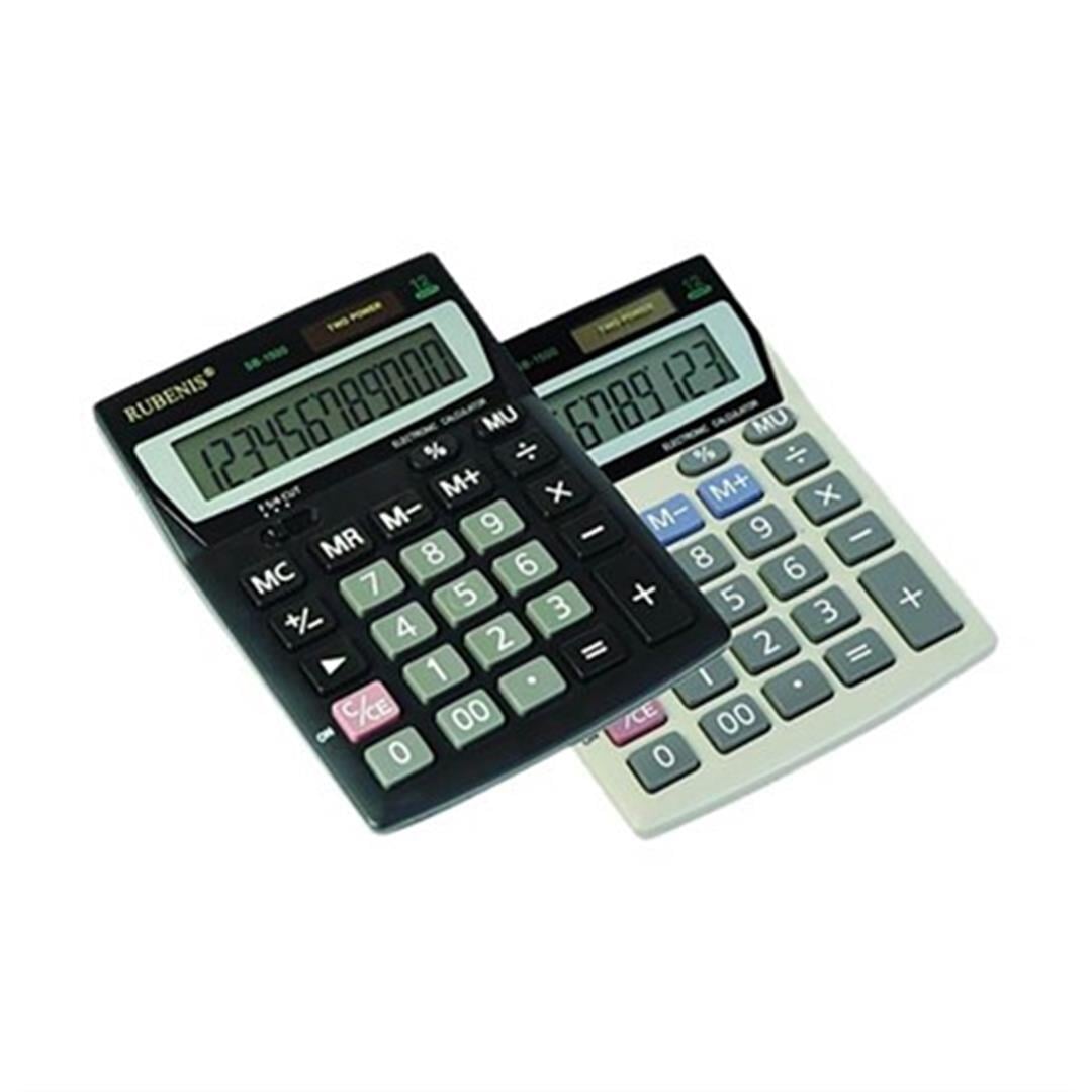 Rubenis SB-1500 Masaüstü Tipi Elektronik Hesap Makinesi 12 Haneli