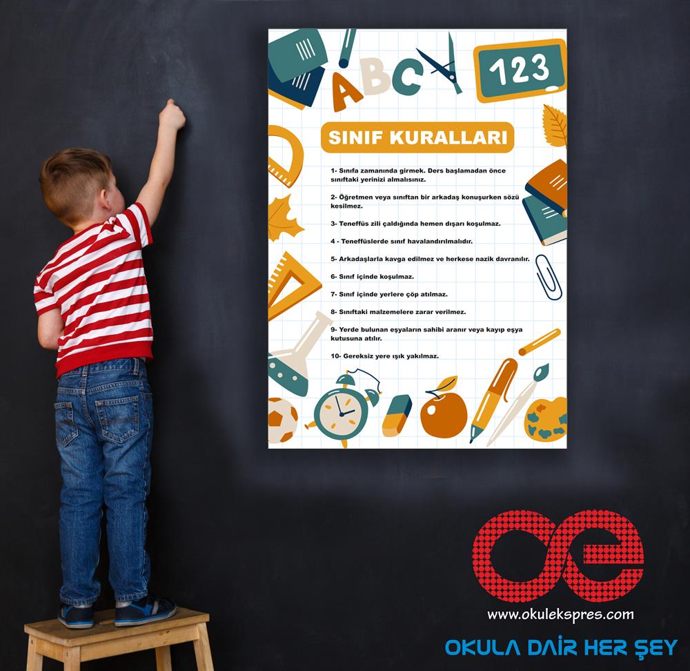 Sınıf Kuralları Afiş Poster