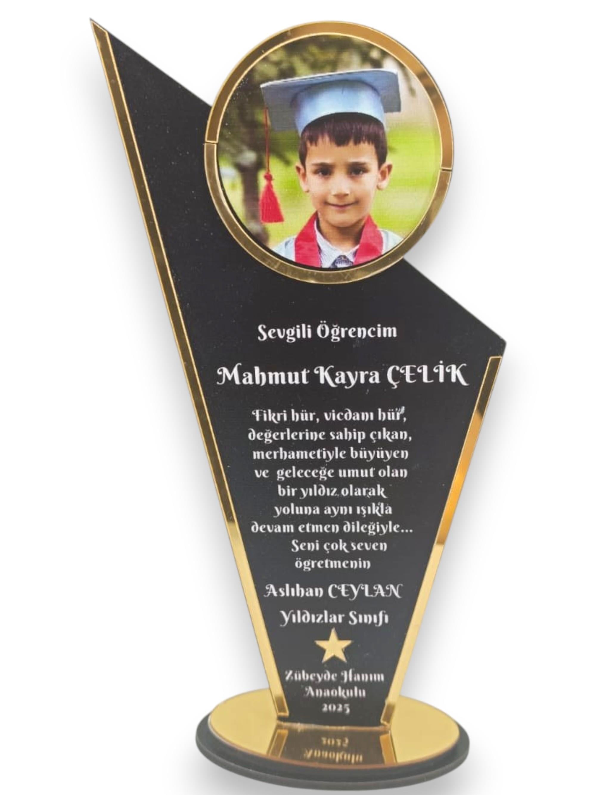Okulekspres Kişiye Özel Mezuniyet Hatıra Plaketi Pleksi Detaylı Renkli Ahşap Lazer Kesim Özel Tasarım, Eğlenceli Mezuniyet Hatırası Karne Hediyesi  Öğrenci İçin Mezuniyet Hediyesi