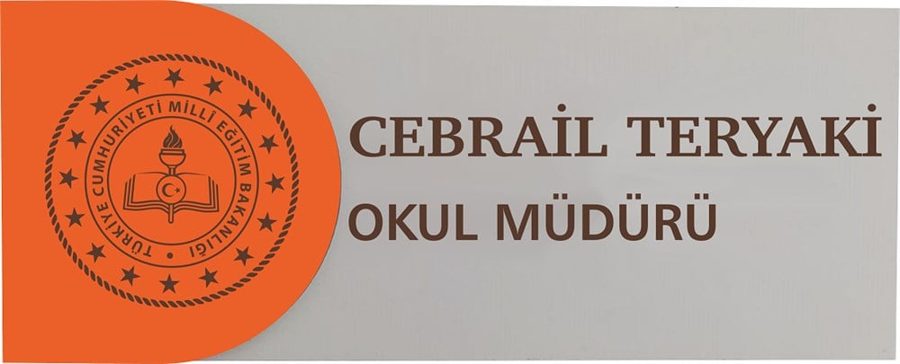 Mdf Lazer Kesim Ortaöğretim Sınıf Kapı İsimliği Tabela Ahşap