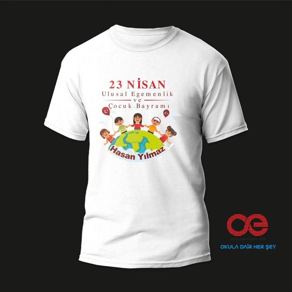 23 Nisan Baskılı Tişört