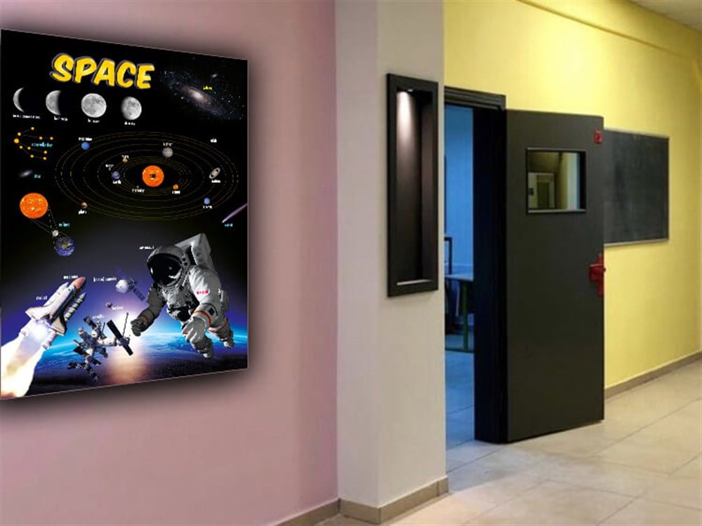 İngilizce space Poster Afiş