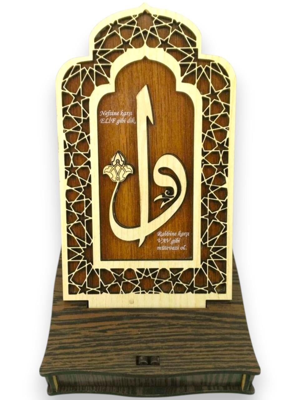 Kişiye Özel Ahşap Kutusunda Plaket