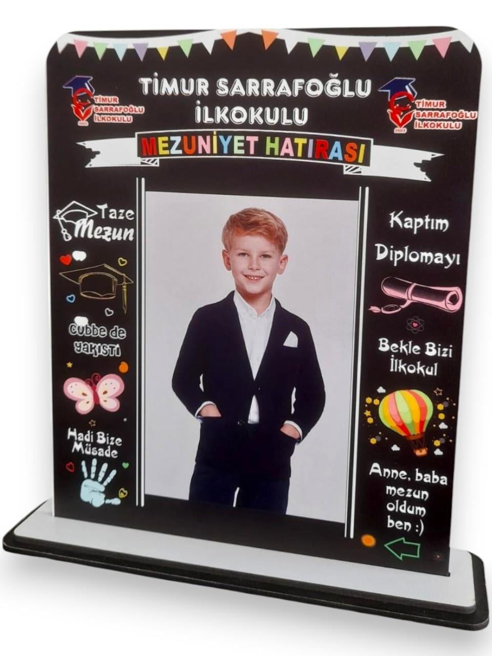 Okulekspres Kişiye Özel Mezuniyet Hatıra Plaketi – Renkli Ahşap Lazer Kesim Özel Tasarım, Eğlenceli Mezuniyet Hatırası Karne Hediyesi Öğrenci İçin Mezuniyet Hediyesi 4. sınıf ilkokul mezuniyet hediyeleri 