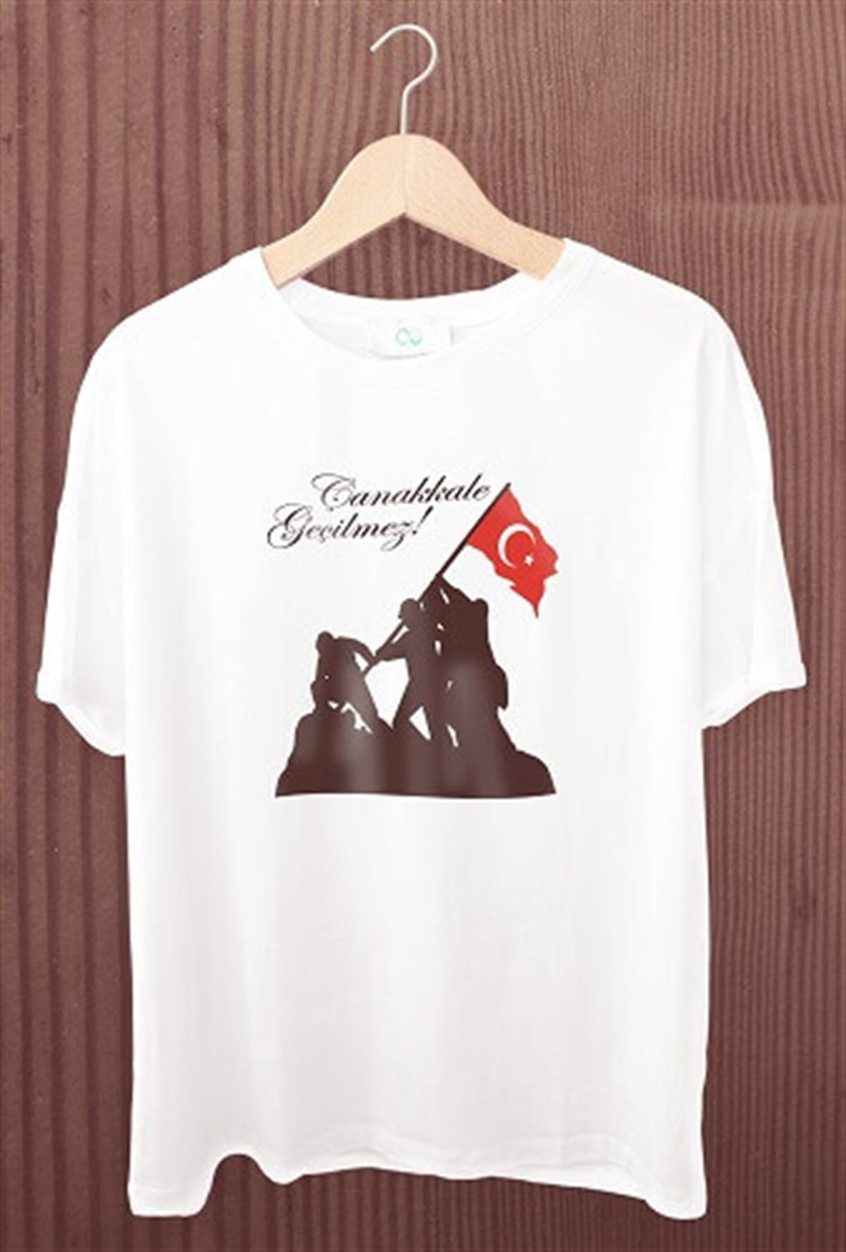 Baskılı Bisiklet Yaka Polyester Tişört Model 10