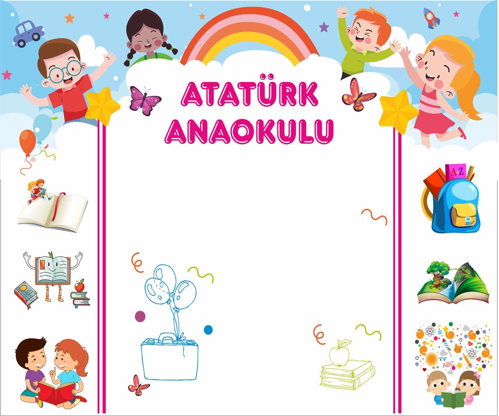 Okulda İlk Gün Temalı Arka Fom-n