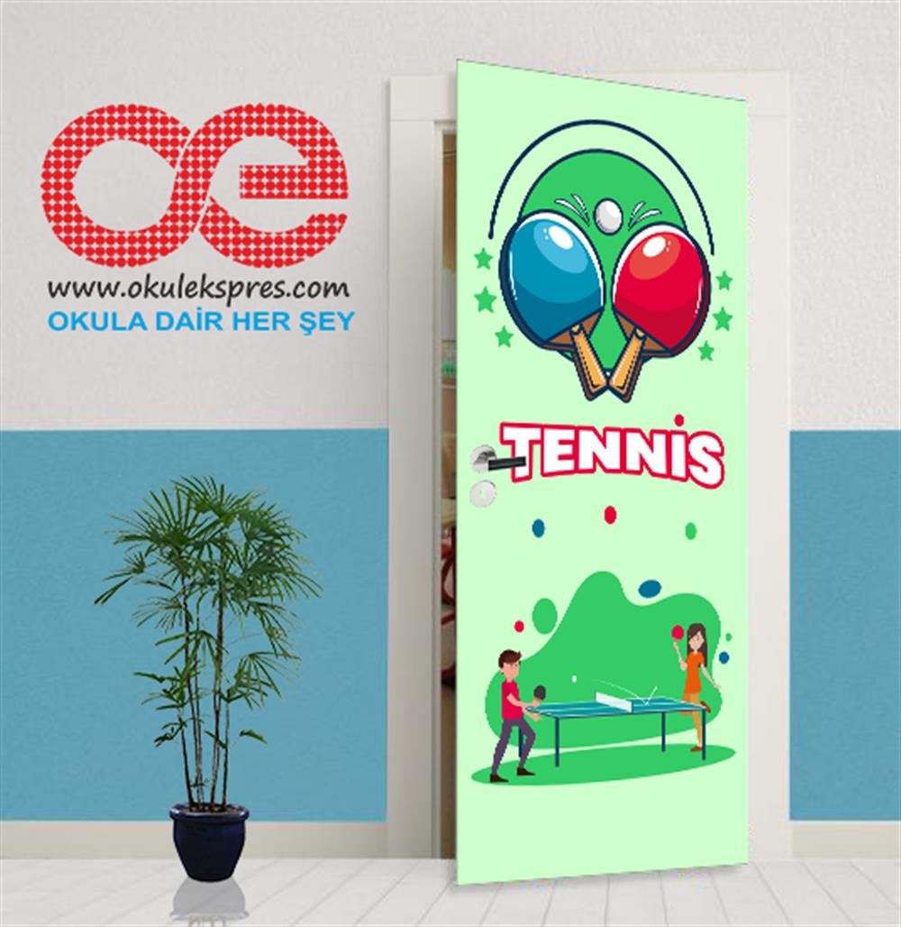 Zeka Oyunları Tennis Kapı Giydirme