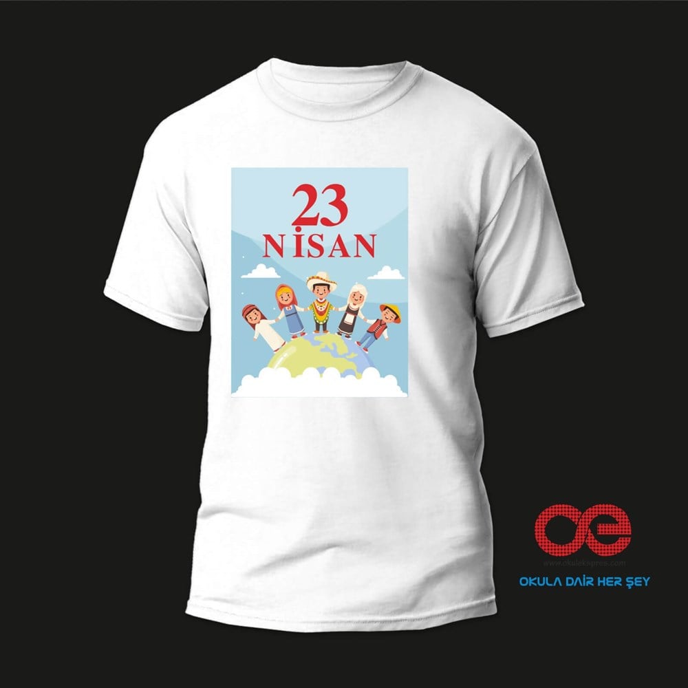 23 Nisan Baskılı Tişört