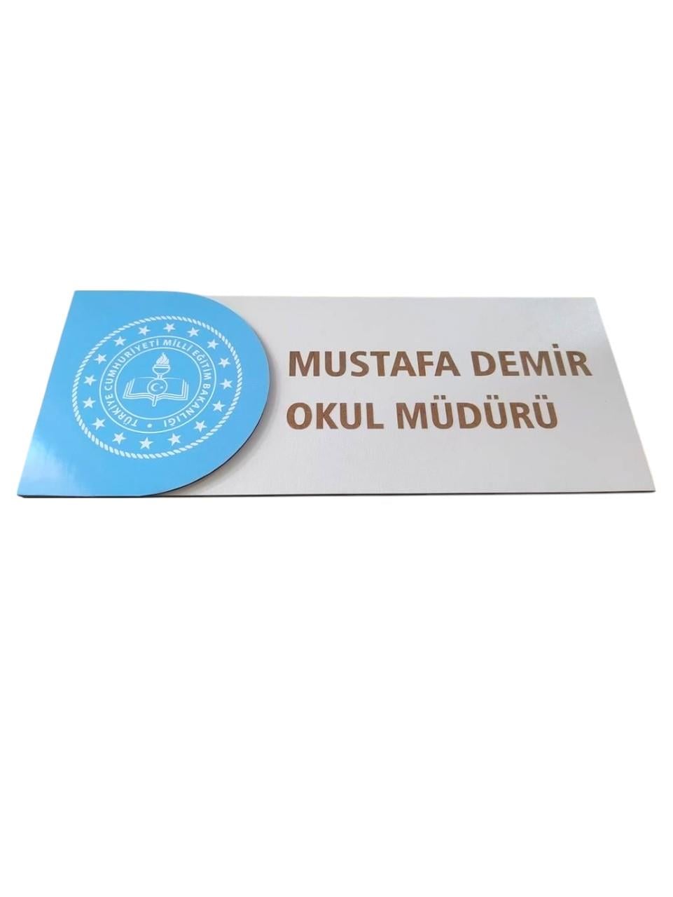 Mdf Lazer Kesim Okul Kapı İsimliği Tabela Ahşap