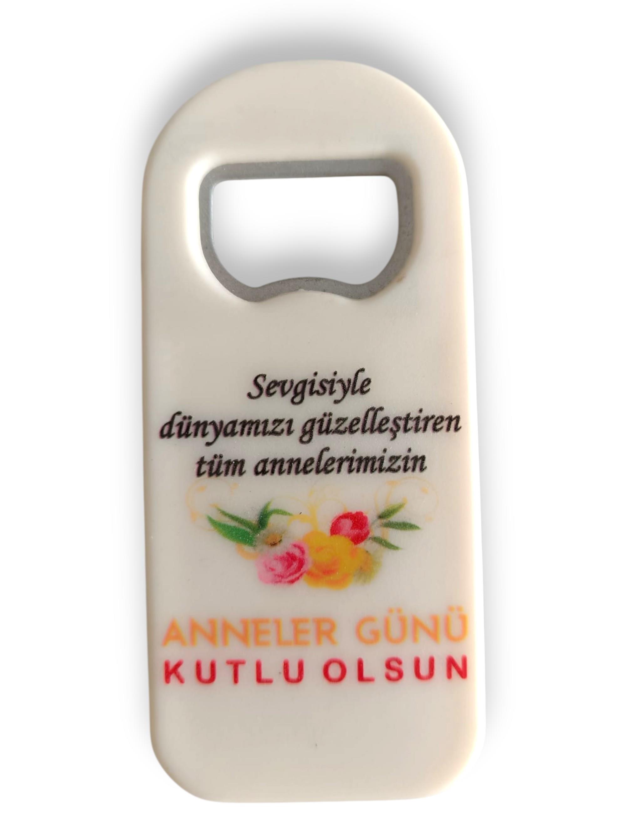 Okulekspres Kişiye Özel Şişe Açacaklı Magnet - UV Baskılı Buzdolabı Süsü & Açacak Hediyelik Şişe Açma Aparatı Magnet 