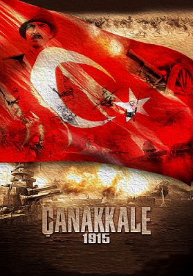 Okulekspres Çanakkale Temalı Milli Mücadele Afiş Posteri