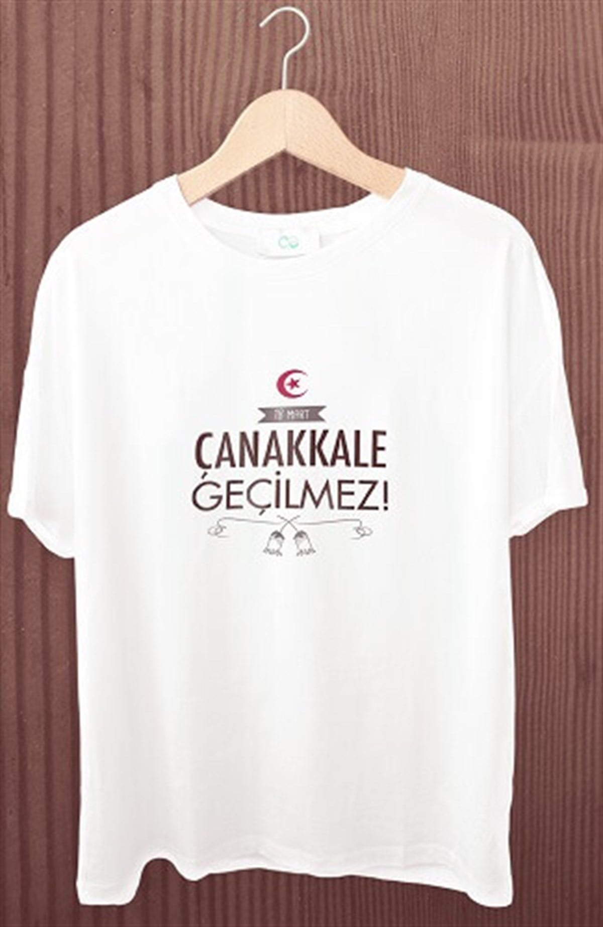 Baskılı Bisiklet Yaka Polyester Tişört Model 9
